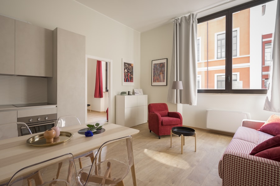A family homestay living room
